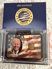 2025 A Word From POTUS Joe Biden White House Relic /49 Authentic WH Material picture