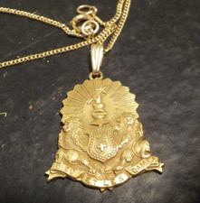 University Mississippi Kappa Alpha Dieu Et Les Dames Gold Filled Pendant picture