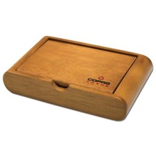 Lot of Seven (7)  Copag Wooden Card Storage Boxes for Poker and Bridge Size Card picture