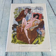 1989 Sexy Adult Cartoon Personnel Vintage Print Ad/Poster Pinup Art Magazine Pg picture