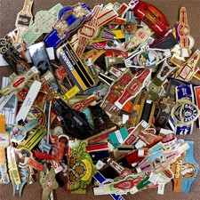 100 CIGAR BANDS Worldwide Sampler Lot Vintage Modern USA Foreign Band Label Mix picture