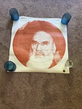 1960s  Official Ayatollah Khomeini Poster Target 22” X 22” Rolled For Storage picture