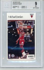 1987 MARKETCOM SPORTS ILLUSTRATED MICHAEL JORDAN BGS 9 picture