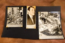 Benjamin Bugsy Siegel Murder Photo Display 1947 AP Wire Photo Archive V35 picture