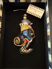 MacKenzie Childs MR. PORTER Penguin Glass Ornament Chicken Palace RARE RETIRED picture