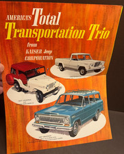1963-1964 Kaiser Wyllis Jeep Gladiator CJ5 Waggoneer sales brochure rare picture