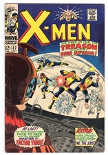 X-Men 37 1967 Marvel Comics VG/F 5.0 Marvel Girl Cyclops Beast Factor Three Blob picture