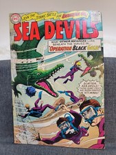 Sea Devils #25 Sept- Oct 1965 Operation Black Gold Vintage Comic Book  picture
