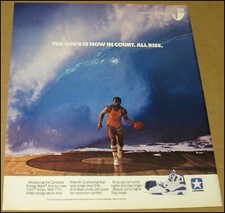 1989 Converse Energy Wave Basketball Shoes Print Ad Advertisement Vintage 10x12 picture