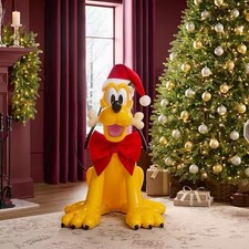 3.5 FT ANIMATED DISNEY'S PLUTO CHRISTMAS ANIMATRONIC PROP picture