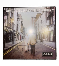 NOEL GALLAGHER OASIS (WHAT'S THE STORY) MORNING GLORY? HAND SIGNED 12” VINYL picture