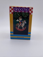 1994 Enesco Treasury Of Christmas Ornaments Pinocchio Holiday Toy Ride picture