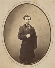 John Wilkes Booth 1850s Vintage Historical Portrait Photo Reprint picture