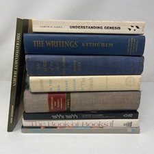 Jewish Bible Torah Study 9 Book Lot Rashi JPS Sarna Judaica Hebrew picture
