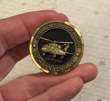 🔥Sikorsky Aircraft Employee Commemorative US Army Blackhawk 30th Anniv. Coin🔥 picture