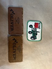 Vintage Oliver Tractor Pocket Notes (2) And Oliver Tractor Patch picture