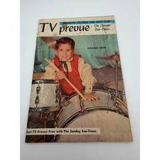 Vintage 1956 TV Prevue Magazine Chicago Sun-Times Richard Keith Little Ricky picture