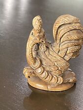 Vintage Hand carved  Tiny Rooster  picture