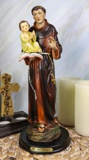 Ebros Catholic Church Saint Anthony of Padua Carrying Baby Jesus Statue 12.75