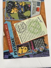 1993 Marvel X-men: Series 2 SkyBox Toy Biz Stamped Promo 7 Card Lot picture