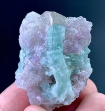 273 Carat Tourmaline Crystal With Quartz Specimen From Afghanistan  picture