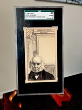 1885 JOHN QUINCY ADAMS U.S. PRESIDENTS BLANK H602 SGC 6 EX/NM POP 1 1/1 RARE picture