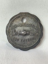 1930's THE HUB Chit Token FOB Baltimore Dept. Store Baltimore Charles Fayette St picture