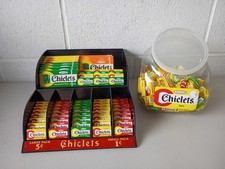“Chicklets” Vintage mercantile Store Counter gum Display 167  Ct  Gum  