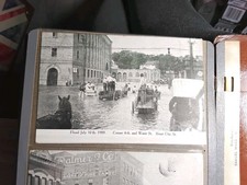 Sioux City Iowa Flood July 10 1909 4th Water Street Antique Postcard picture