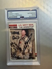 Robert O'Neill U.S. Navy SEAL Seal Team Six The Operator Auto Card #6 PSA 2011 picture