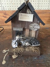 Harley Davidson Bird House See Pictures For A Reference Of Conditions. picture