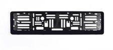 Universal European Euro License Plate Holder Frame Trim Surround Tag Bracket-Car picture