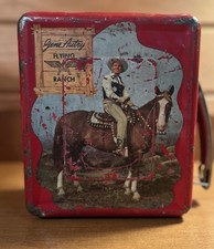 Vintage Gene Autry Flying A Ranch Metal Lunchbox picture
