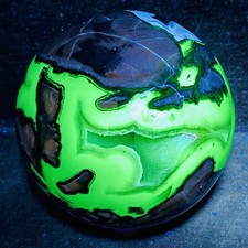 Natural Rare Volcanic Agate Crystal Sphere Healing 2440G (UV Reactive crystal) picture