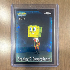 2025 Topps Chrome SpongeBob SquarePants #51 Stanley S. SquarePants 01/10 picture