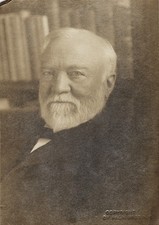 c. 1910's Andrew Carnegie Portrait Cabinet Photograph by Pach Bros. US STEEL picture