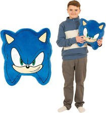 Sonic The Hedgehog Anime Bedding Super Soft Plush Decorative Throw Pillow, 16