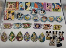 Vintage 2000s Disney Pin Collection, Multiple Limited And Valuable Pins picture