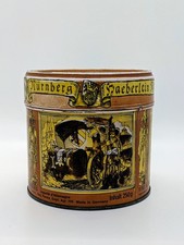 VTG  1950- 1970's Haeberlein Metzger German Cookie Metal Tin  4