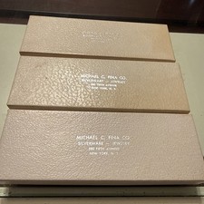 Michael C. Fina Co. Silver Engraved Spoon Original Gift Box IBM memorabilia (3) picture