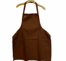 VTG 80s 1986 McDonald’s Fast Food Employee Apron Uniform Burgundy NEW Costume picture