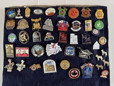 United Brotherhood of Carpenters Lot Lapel Pins Union Districts 45pc Read picture