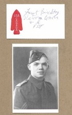 William Bill Story 1ST SPECIAL SERVICE FORCE Signed, FSSF Aleutians Italy France picture