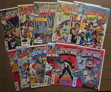 Marvel Super Heroes Secret Wars 2024 Facsimile Set 1-12 | Shooter & Zeck picture