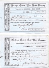 JACOB LITTLE – “Great Bear of Wall Street” Tycoon, RR Stock Signed 1856 picture