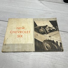 VTG 1932 New Chevrolet Six The Great American Value Car Dealer Sales Brochure picture