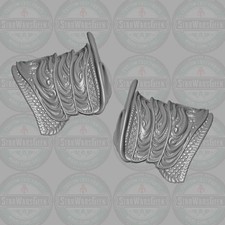 High Elf Warrior pauldrons for use with Mythic Legions 1.0 figures picture