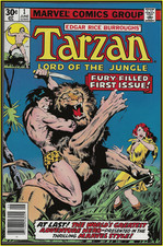 TARZAN LORD OF THE JUNGLE #1 (1977) 2ND SOLO SERIES BUSCEMA ART MARVEL 8.0 VF picture
