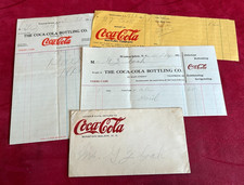 1911 Coca-Cola Bottling Co Of Winston-Salem NC 3 Statements & Envelope picture