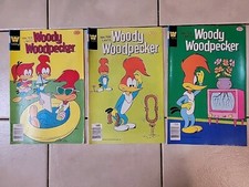VTG Woody Woodpecker Whitman Lot of 3 Comic Books picture